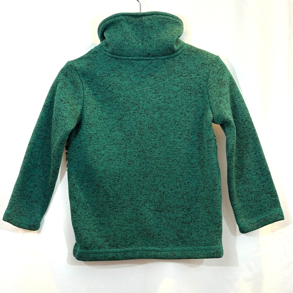 Jumping Bean's Toddler Green Shawl Collar Sweater Fleece Bears, Size 18‎ mos - Picture 2 of 4